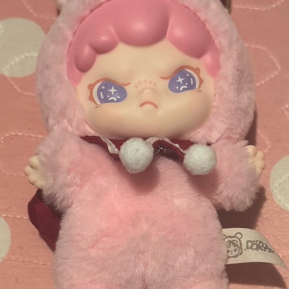 Pink Plush Bunny Dora bb